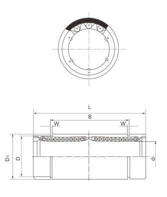 LME16LUU Bushing